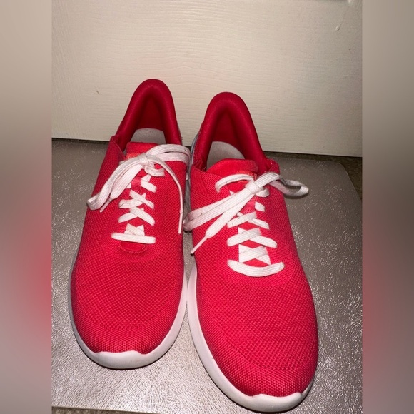 Kizik pink hands free slip on shoe 11.5 athleisure gym walking activewear - Picture 2 of 9